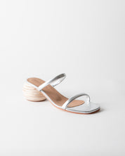 CHACHI HEELED SANDAL SILVER