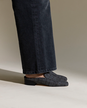 FELIX LOAFER MULE GREY TWEED