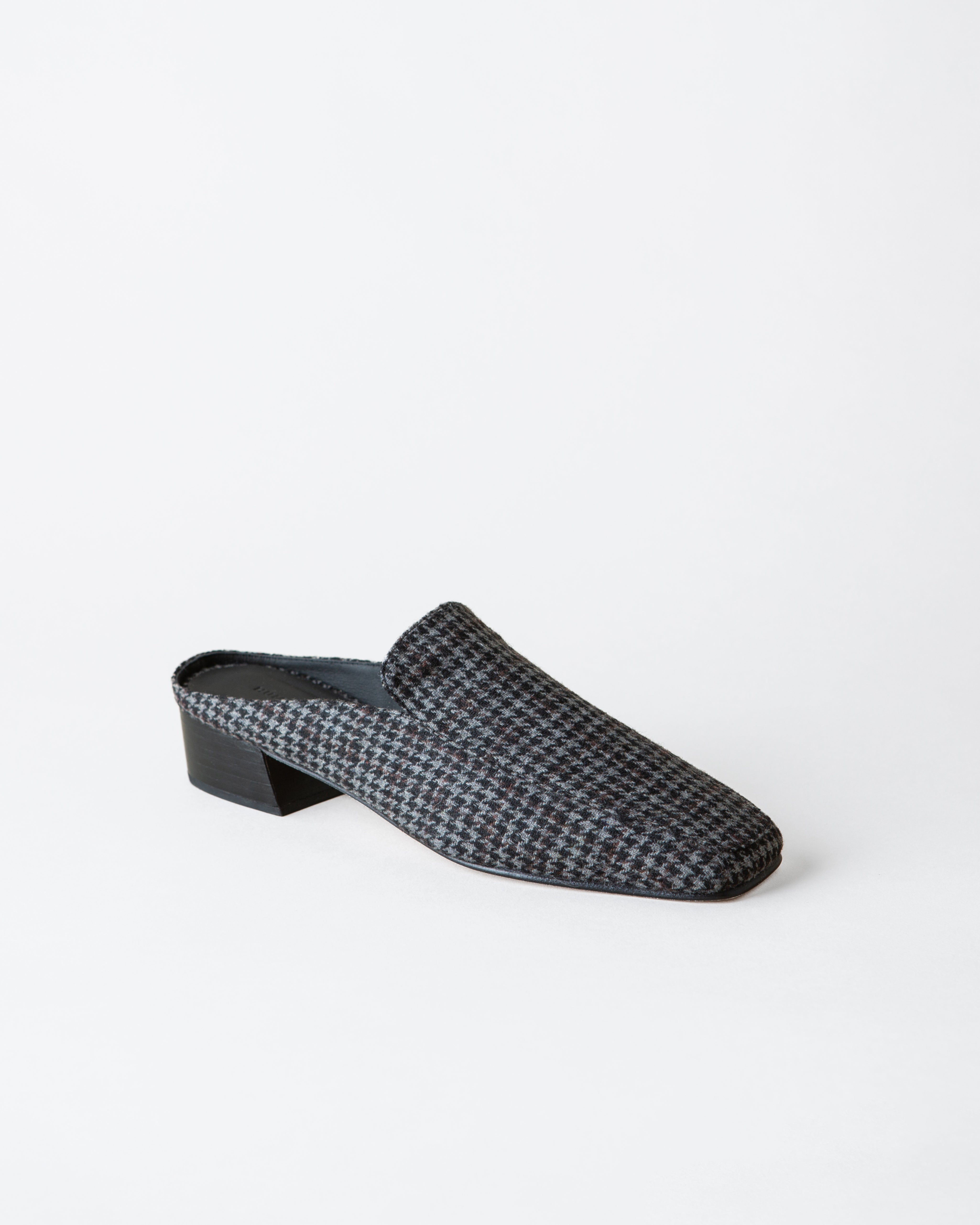FELIX LOAFER MULE GREY TWEED