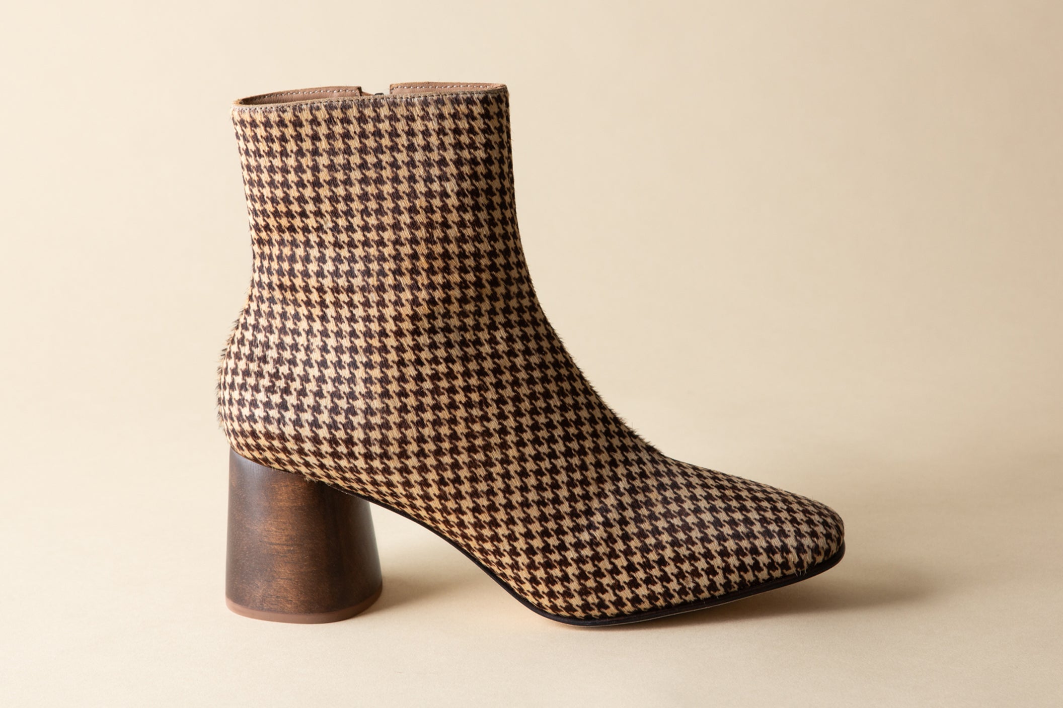 Chocolate Tweed Calf Hair