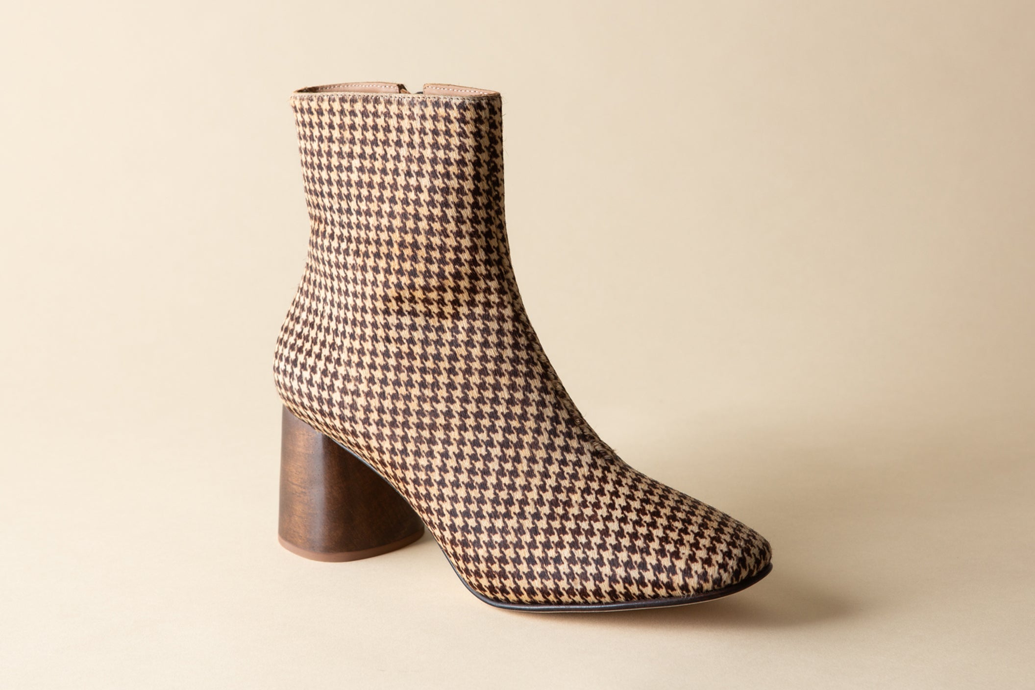 Chocolate Tweed Calf Hair