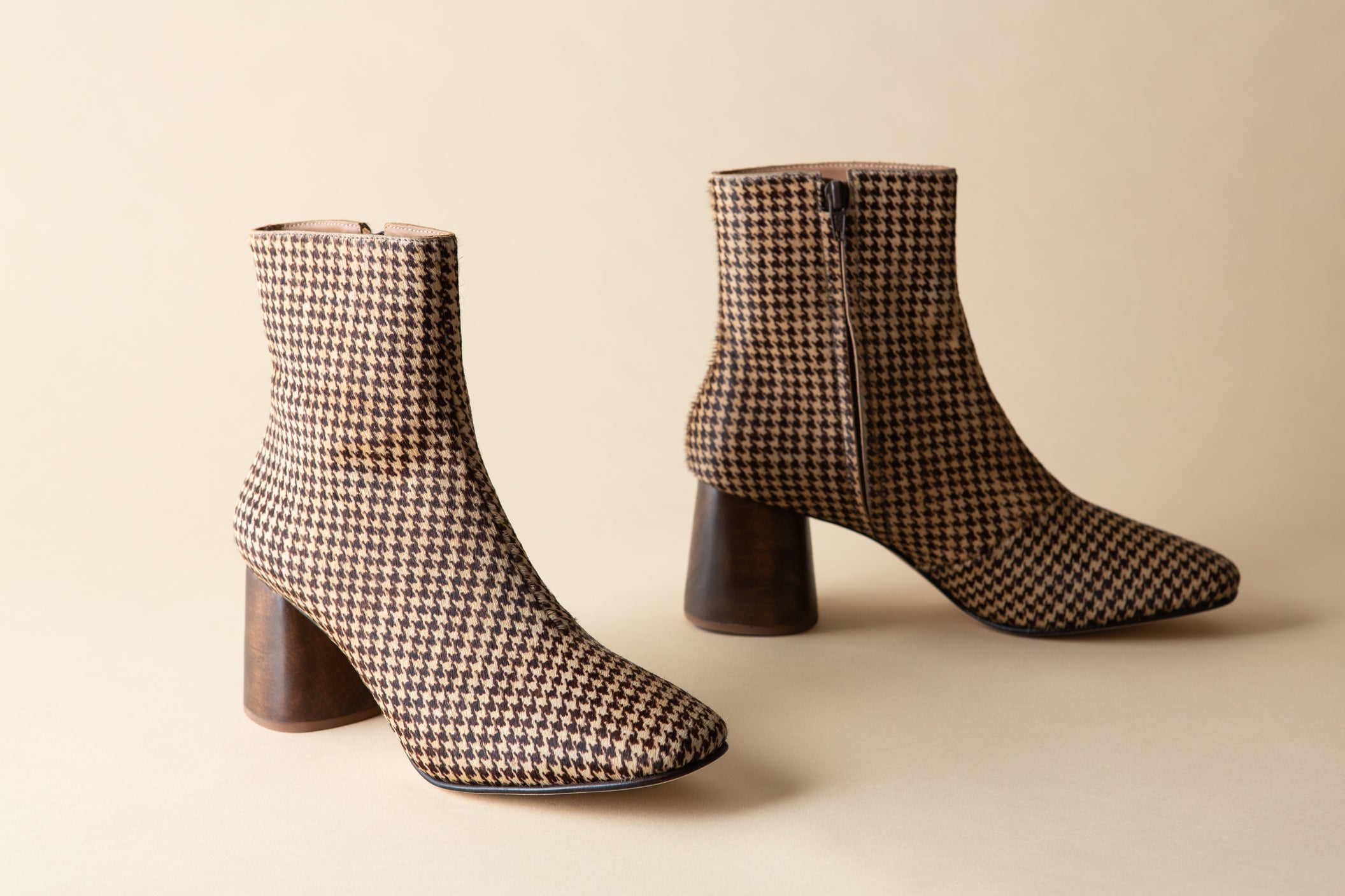 Chocolate Tweed Calf Hair