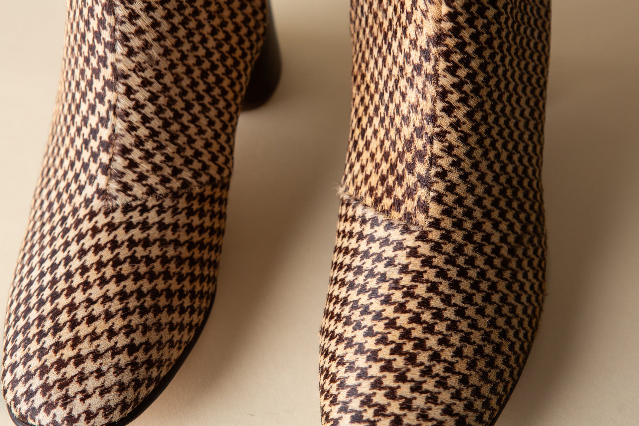 Chocolate Tweed Calf Hair