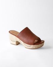 KATLYN CLOG SANDAL CINNAMON NAPPA