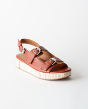 LEJA FLATFORM SANDAL CEDAR NAPPA