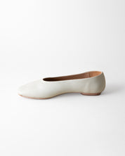 MARGAUX BALLET FLAT BONE NAPPA