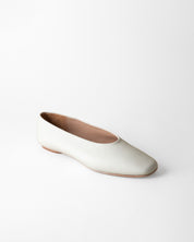 MARGAUX BALLET FLAT BONE NAPPA