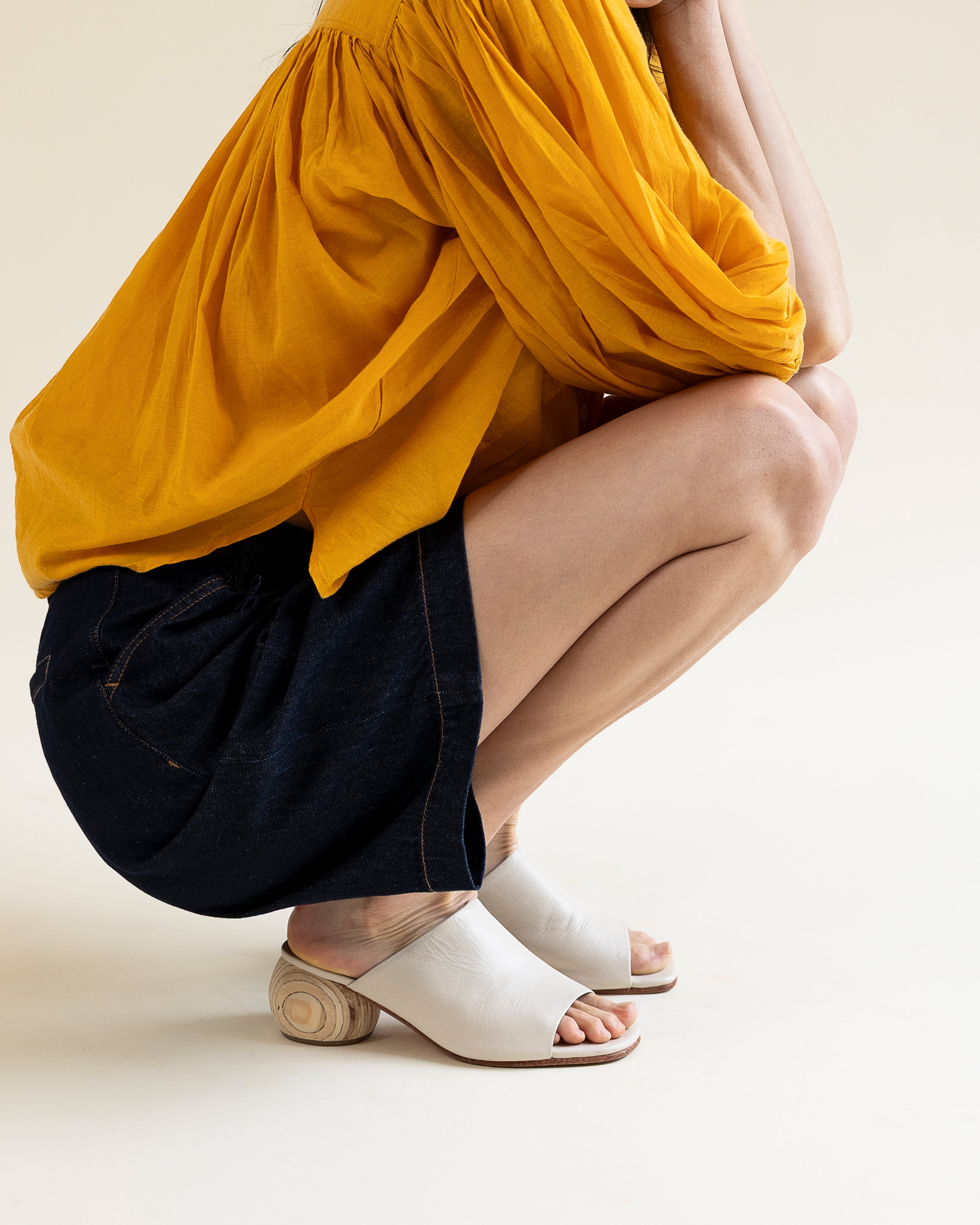 MILLA MULE BONE NAPPA