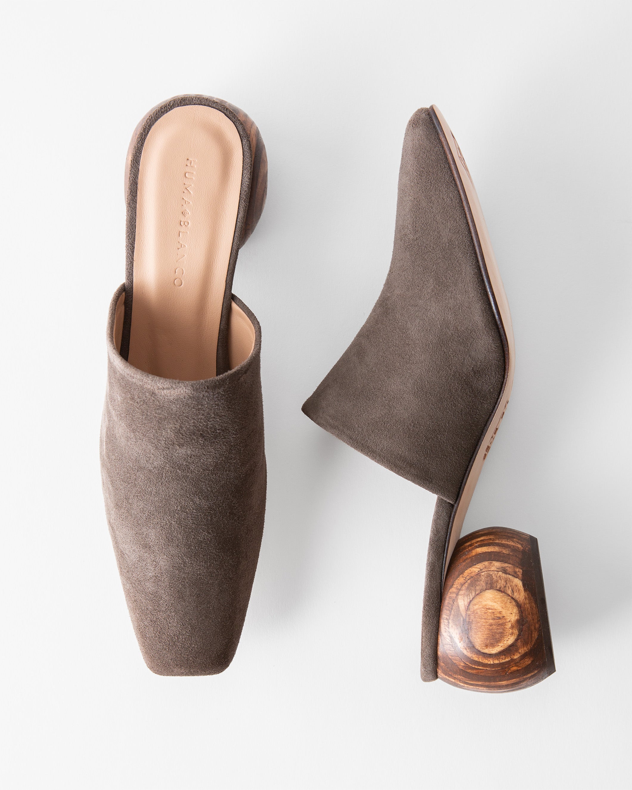 MINA MULE ASH SUEDE