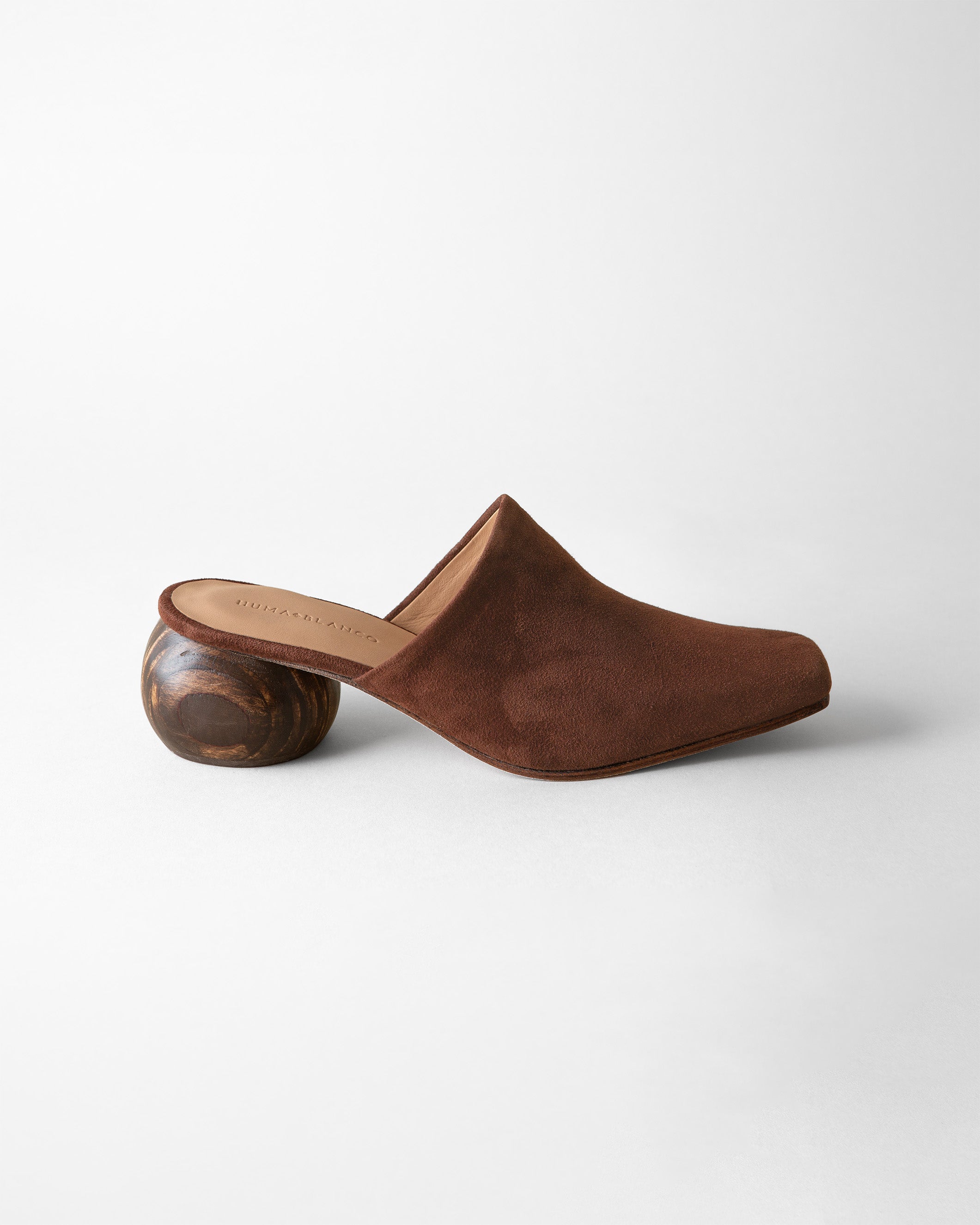 MINA MULE CHOCOLATE SUEDE