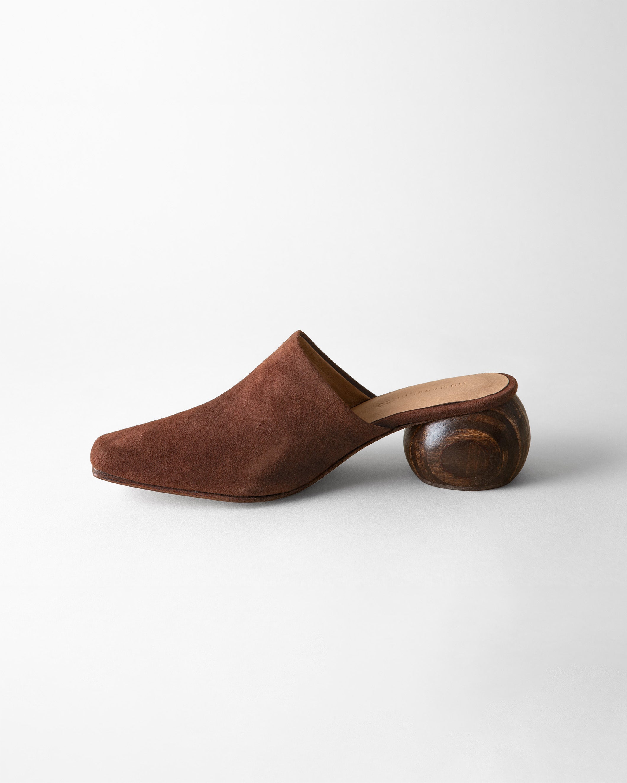 MINA MULE CHOCOLATE SUEDE