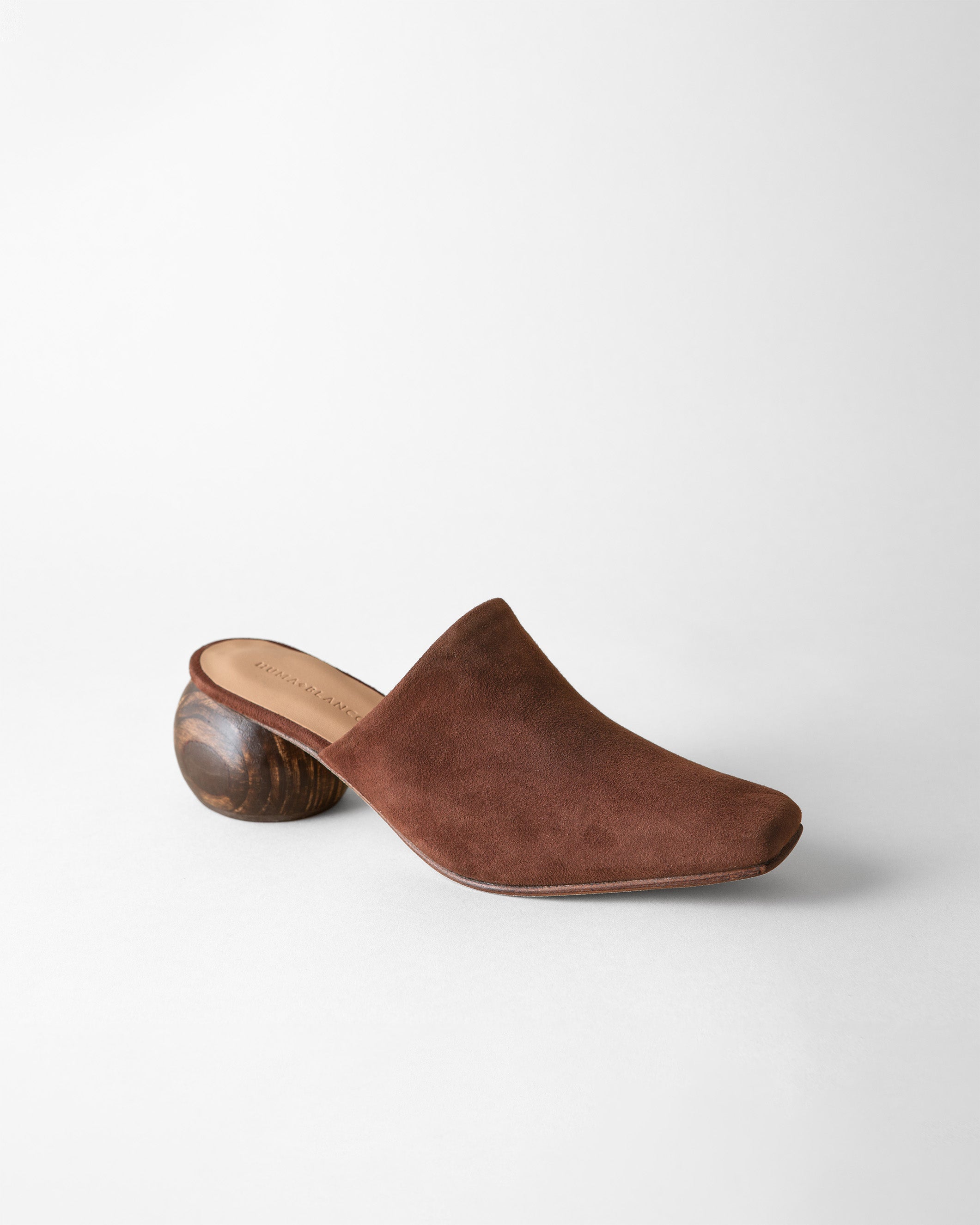 MINA MULE CHOCOLATE SUEDE