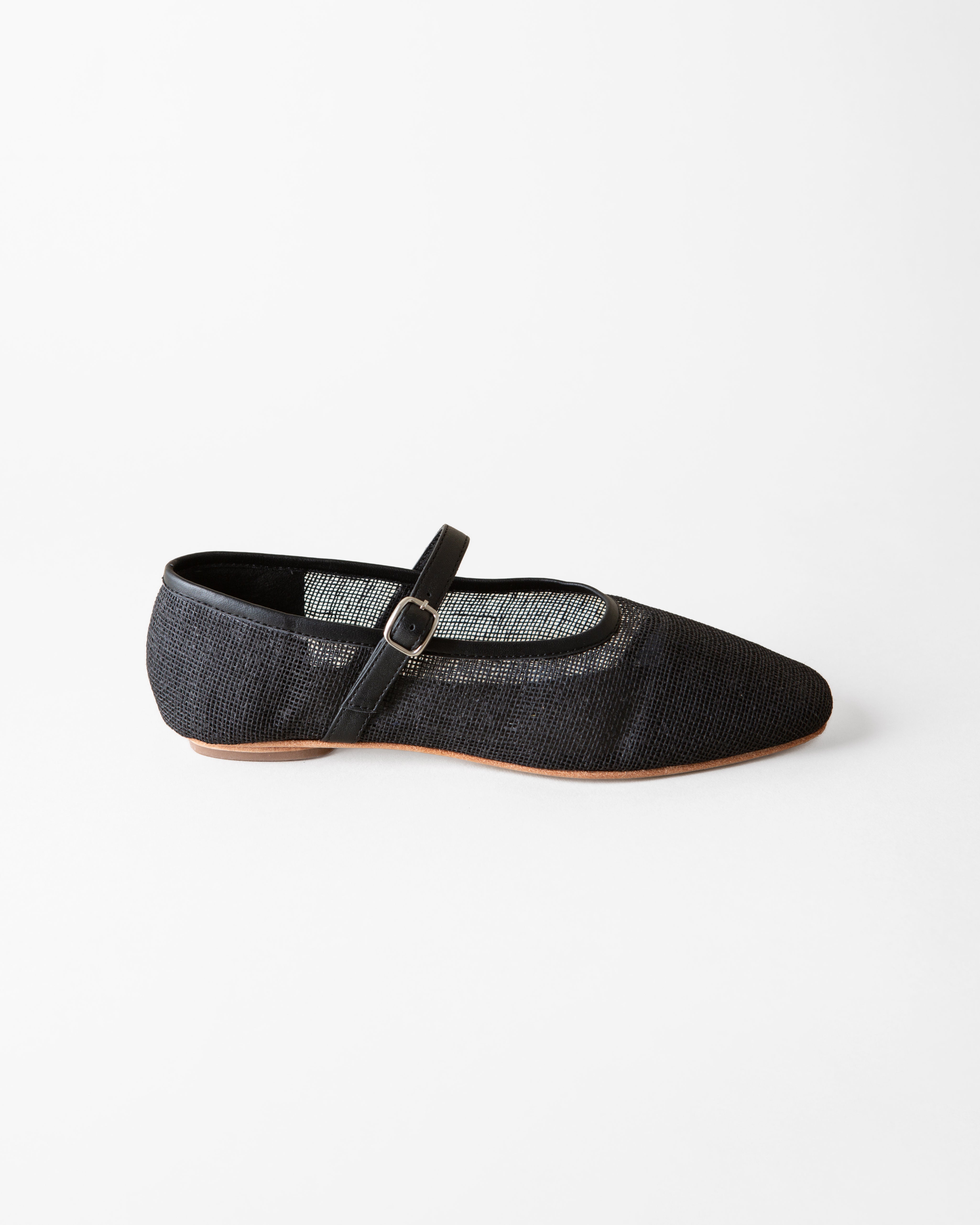 PENNY BALLET FLAT COAL JUTE