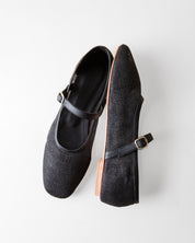 PENNY BALLET FLAT COAL JUTE