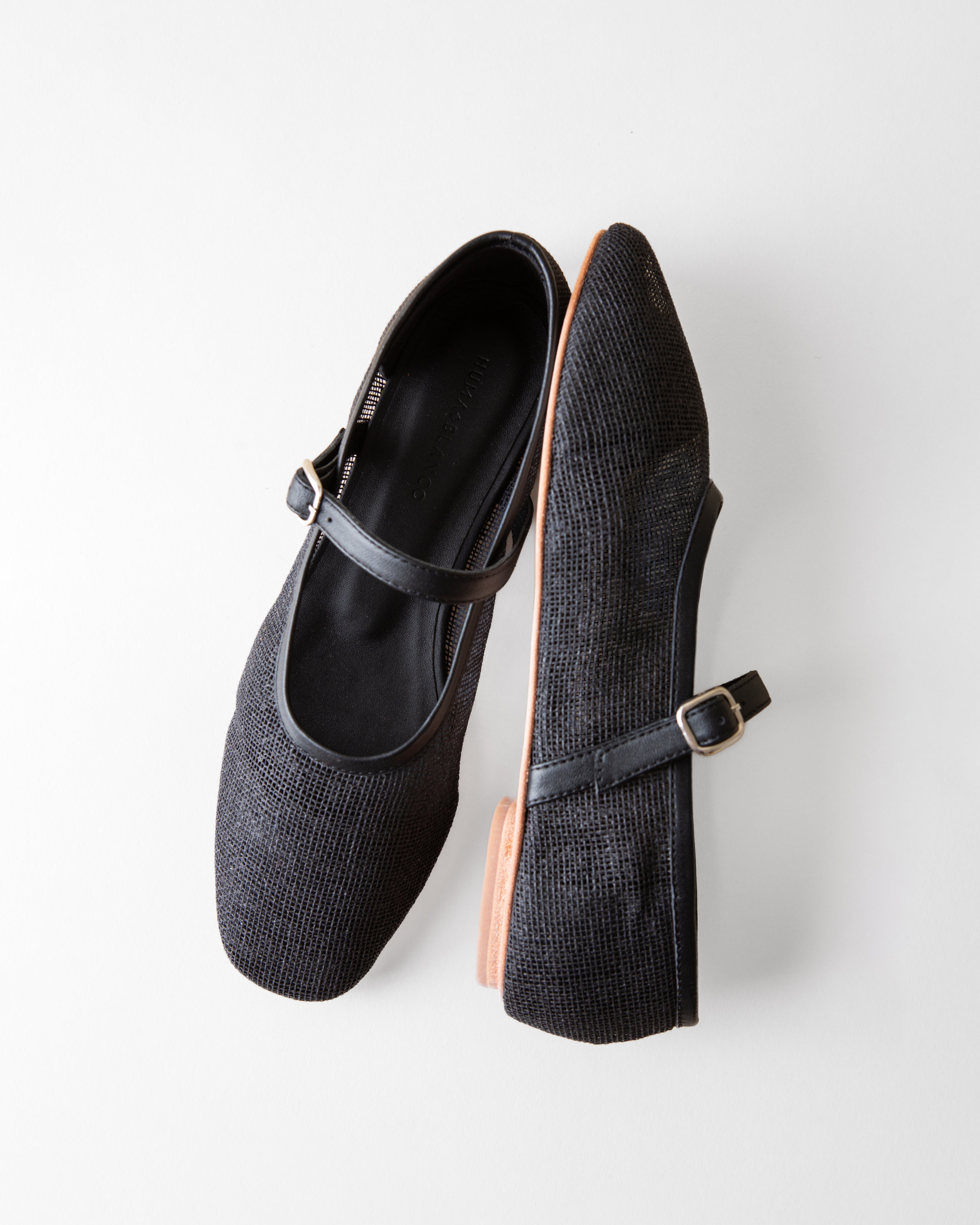 PENNY BALLET FLAT COAL JUTE