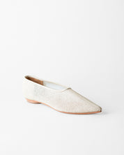 ZELDA POINTED TOE FLAT NATURAL JUTE